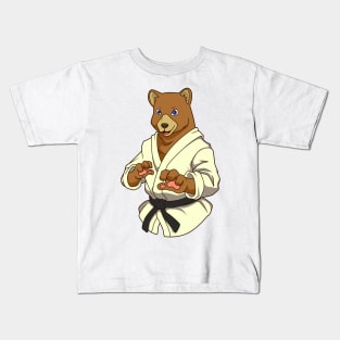 Comic Bear Does Judo Kids T-Shirt